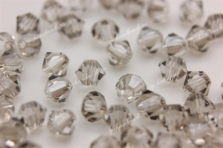 Биконусы хрусталь 3 мм Crystal Velvet 10 шт (Preciosa) - фото 23556