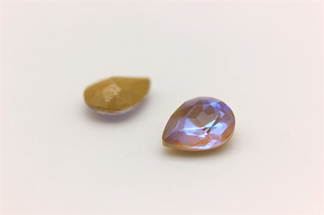 Капля Aurora Fancy Stone 4320 Crystal Ochre Delite / 8*6 мм 1 шт (стекло K9) - фото 23604