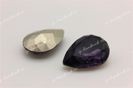 Капли Baroque Pearl 4320 Amethyst / 14x10 мм 1 шт (стекло K9) AU-569 - фото 24062