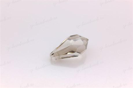 Подвеска  Preciosa Drop Pendant (984)  5,5*11 мм Crystal Velvet / 1 шт (Чехия) DP-18 - фото 24133