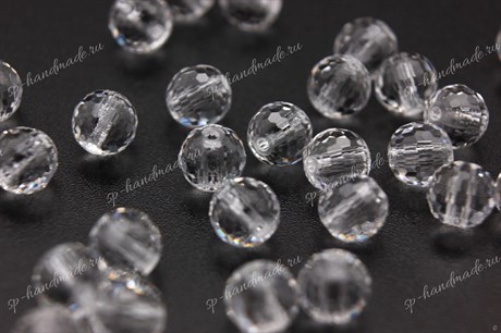 Бусины Preciosa Rich Cut / 8 мм / Crystal /  1 шт RC-2 - фото 24199