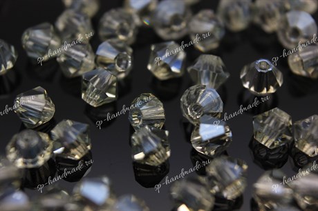 Биконусы хрусталь 3 мм Crystal Viridian 10 шт (Preciosa) - фото 24477