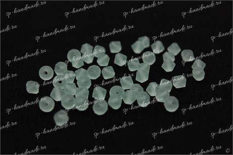 Биконусы Preciosa  Chrysolite Matt 4 мм 10 шт PR-477 - фото 24574