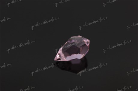 Подвеска  Preciosa Drop Pendant (681)  6*10 мм Pink Sapphire / 1 шт (Чехия) 681-7 - фото 24599