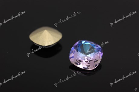 Квадратный кушон 4470 Aurora Crystal  Vitrail Light / 10 мм 1 шт (стекло K9) - фото 24720