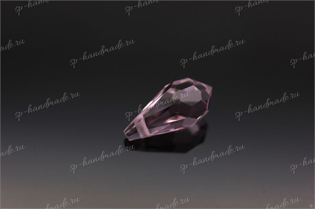 Подвеска  Preciosa Drop Pendant (984)  5,5*11 мм Pink Sapphire/ 1 шт (Чехия) DP-30 - фото 24839