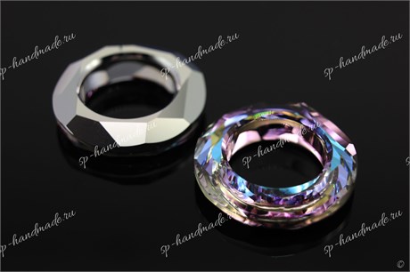 Колечки  Swarovski  4139  Crystal Vitrail Light  20 мм  1 шт 4139-11 - фото 24886