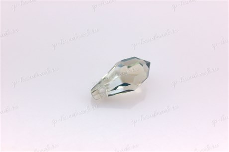 Подвеска  Preciosa Drop Pendant (984)  5,5*11 мм Crystal Viridian / 1 шт (Чехия) DP-42 - фото 24918