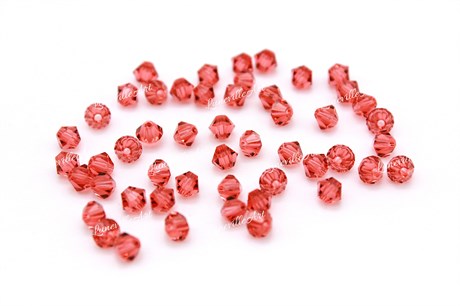 Биконусы Preciosa  Padparadscha 4 мм  10 шт PR-405 - фото 25100