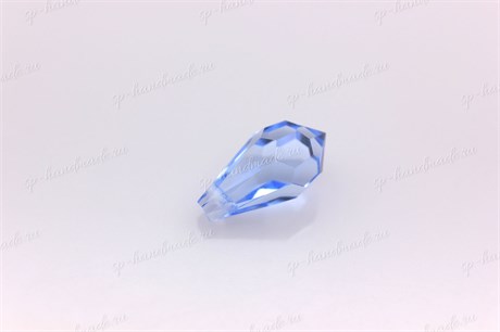 Подвеска  Preciosa Drop Pendant (984)  5,5*11 мм Light Sapphire / 1 шт (Чехия) DP-62 - фото 25282