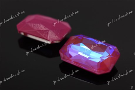 Октагон 4627 Aurora Crystal Lotus Pink Delite / 18*13 мм 1 шт (стекло K9) AU-114 - фото 25400