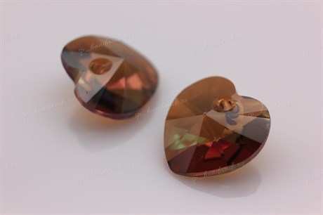 Подвеска Сердце (Heart 301) Preciosa 10,3*10 мм Crystal Venus / 1 шт (Чехия) - фото 25466