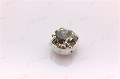 Шатоны Preciosa Crystal Velvet / оправа - цвет серебро / Maxima ss34 / 7,05-7,25 мм 1 шт (Чехия) - фото 25547