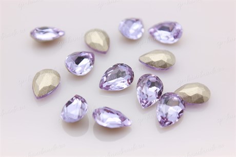 Капли Baroque Pearl 4320 Aurora Violet / 10x7 мм 1 шт (стекло K9) - фото 25555