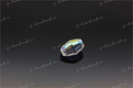 Бусины Preciosa Olive Crystal AB 6x4 мм 1 шт Preciosa OB-13 - фото 25691