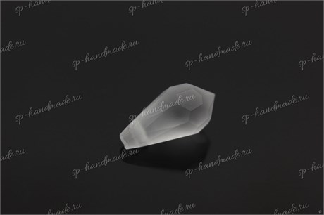 Подвеска Preciosa Drop Pendant (984)  5,5*11 мм Crystal Matt / 1 шт (Чехия) DP-16 - фото 25846