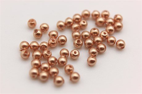 Жемчуг Swarovski 5810 2 мм Rose Gold Pearl 50 шт SW-10 - фото 26281