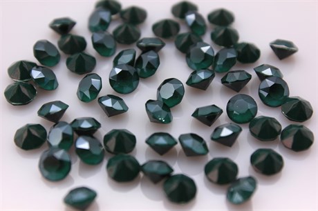 Шатон Aurora Crystal Royal Green / 6 мм 1 шт (стекло K9) - фото 26532