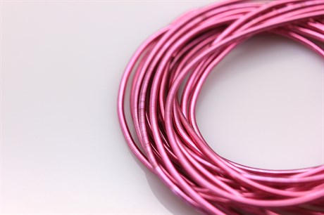 Канитель мягкая Pink 1 мм 5 гр  (Индия) ИК-21 - фото 26635