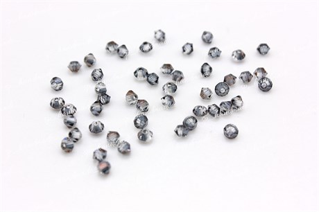 Биконусы хрусталь 3 мм Crystal Valentinite 10 шт (Preciosa) - фото 27234