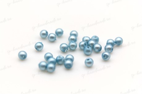 Стеклянный жемчуг PRECIOSA Ornela матовый 2 мм №70136 светлый голубой 30 шт - фото 27524