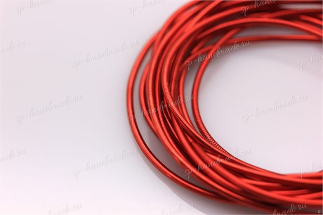 Канитель мягкая Scarlet Red 1 мм 5 гр (Индия) ИК-38 - фото 27971