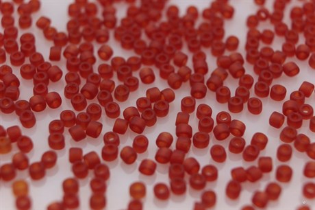 Бисер Matubo  10/0 (ø 2,1 мм) RUBY MAT 90080/84110    5 гр.  (Чехия) M-190 - фото 28182