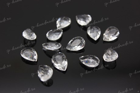 Капли Baroque Pearl 4320 Aurora Crystal U / 10x7 мм 1 шт (стекло K9) - фото 28699