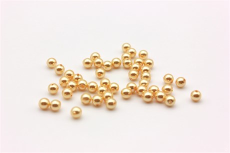 Жемчуг Swarovski 5810 4 мм Gold Pearl 10 шт SW-258 - фото 28979