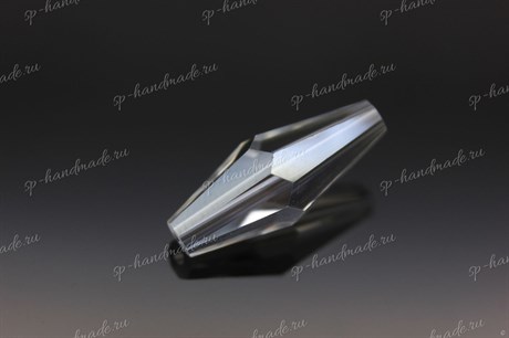 Бусины Preciosa Oat Crystal Argent Flare  15x6 мм  1 шт  Preciosa - фото 29028