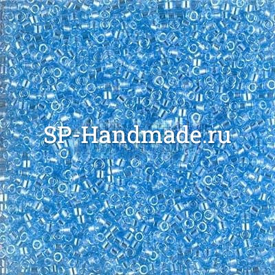 Бисер Miyuki Delica 11/0 DB1890 - Transparent Sky Blue Luster 5 гр (Япония) DB1890 - Transparent Sky Blue Luster - фото 29085