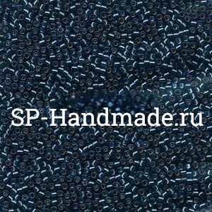 Бисер Miyuki Delica 11/0 DB0608 - Silver Lined Blue Zircon Dyed 5 гр (Япония) DB0608 - Silver Lined Blue Zircon Dyed - фото 29091