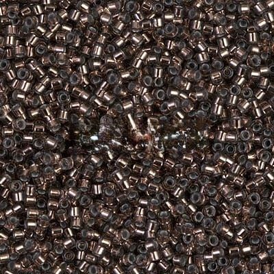 Бисер Miyuki Delica 11/0 DB0184 - Silver Lined Dk.Bronze 5 гр (Япония) DB0184 - Silver Lined Dk.Bronze - фото 29335