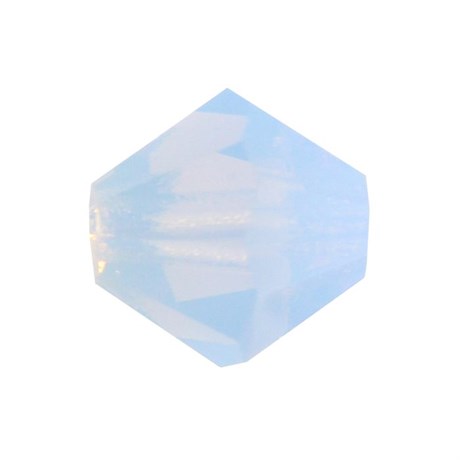 Биконусы хрусталь  5 мм Light Sapphire Opal 10 шт (Preciosa) - фото 29470