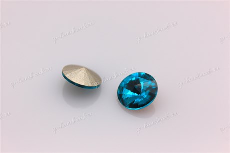 Риволи хрустальный Preciosa Blue Zircon / Maxima ss29/6.15-6.35 мм 1 шт (Чехия) Riv-ss29-15 - фото 30098