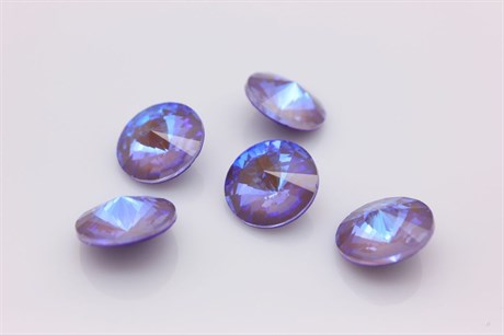 Риволи Aurora 16 мм Crystal Violet Delite 1 шт (стекло K9) - фото 30231