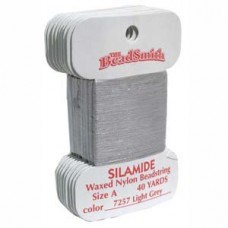 Нитки Silamide цвет светло-серый / размер A / 36,5м / 1шт S7257 - фото 30308