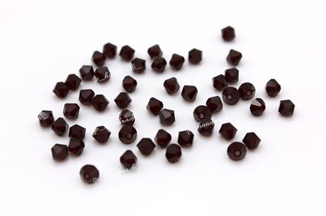 Биконусы Preciosa  Garnet  4 мм  10 шт PR-403 - фото 33616