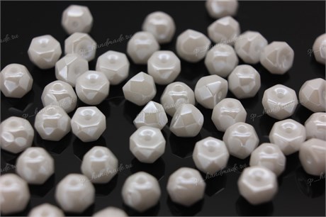 Бусины стеклянные граненые Hill beads 00030/21402 , 6 мм, 1 шт PRECIOSA Ornela PB-2 - фото 33882