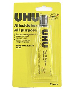 Клей универсальный UHU Alleskleber/All purpose, 35 мл - фото 35561