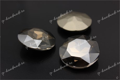 Уценка! Кристалл AURORA 1201 27 мм Crystal Satin Silver F  1 шт A-29-уценка - фото 37756