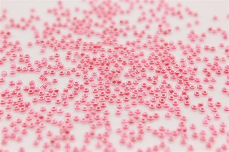 Бисер Miyuki Round (круглый) 15/0    0208 - Carnation Pink Lined Crystal / 2,5 гр (Япония) - фото 38141