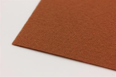 Фетр жесткий Solitone, 1,2 мм, 20х27 см, цвет коричневый №881, 1 шт (Корея) - фото 39587