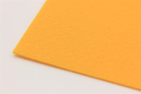 Фетр жесткий Solitone, 1,2 мм, 20х27 см, цвет оранжевый №918, 1 шт (Корея) - фото 39595