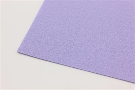 Фетр жесткий Solitone, 1,2 мм, 20х27 см, цвет светло-фиолетовый №845, 1 шт (Корея) - фото 39605