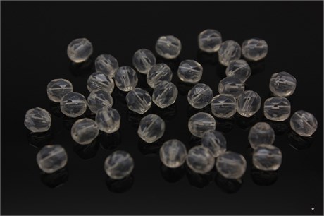 Бусины стеклянные граненые Fire Polished Crystal, 6 мм, 10 шт FP-249 - фото 40279