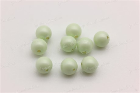 Жемчуг Swarovski 5810 6 мм Pastel Green Pearl 10 шт SW-343 - фото 40340