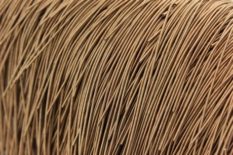 Канитель мягкая матовая, цвет светло-коричневый   MK-23 1 мм  5 гр (Индия) - фото 40420