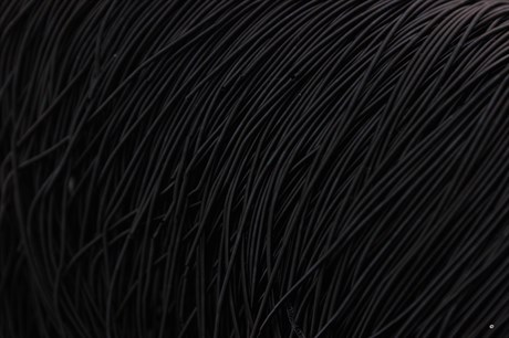 Канитель мягкая матовая, цвет черный  MK-16 0,7 мм  5 гр (Индия) - фото 40421