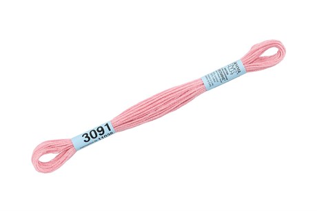 Мулине хлопок Gamma бледно-розовый №3091 8 м №3091 - фото 43066